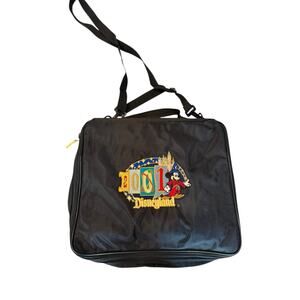 Disney’s Trading Pin 2001 Disneyland 14” Storage Bag Soft Case Binder